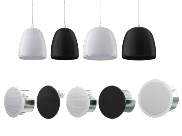 Up Ceiling and pendant loudspeakers